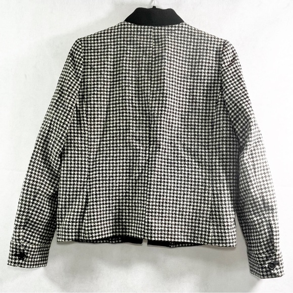 J. Crew Houndstooth Wool Bomber Jacket Size XS - Picture 7 of 11